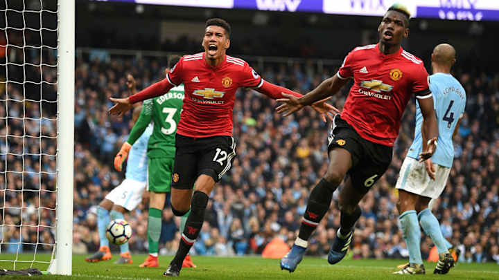 Pogba Turns Manchester Derby; Chicharito Burns Chelsea in Premier League Weekend
