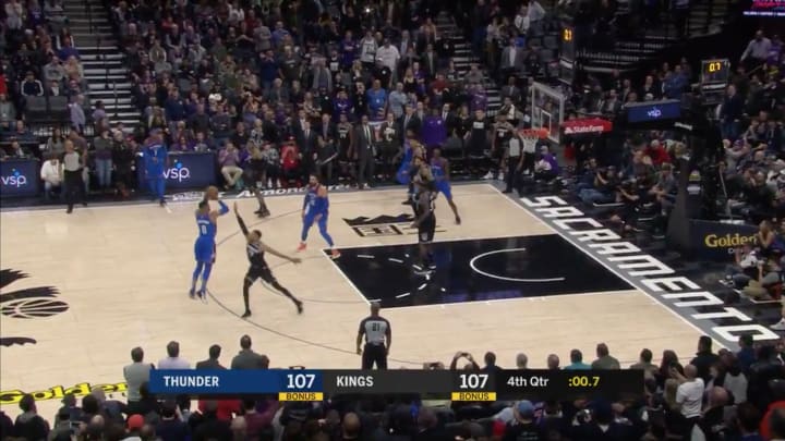 Watch: Russell Westbrook Hits Game-Winning Three in Thunder's Victory Over Kings