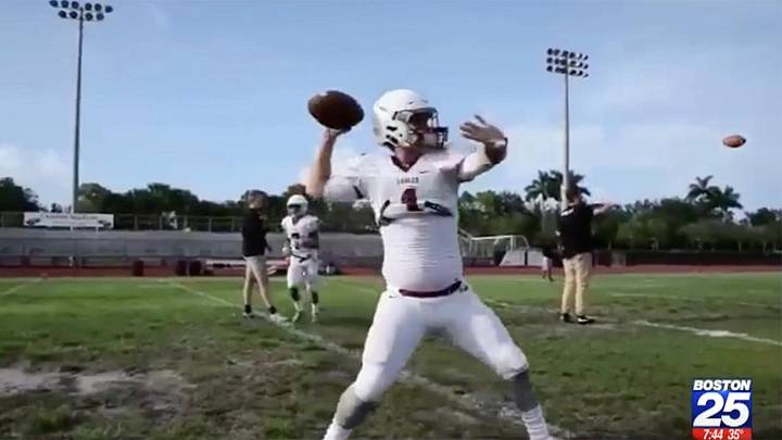 QB Commits to Nichols College After Forming Bond With Recruiters During Parkland Shooting