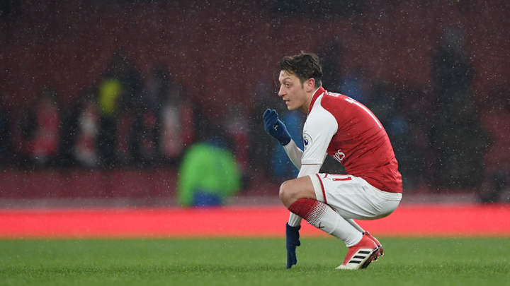 Twitter Goes to Town on Mesut Ozil Following Poor Performance in Arsenal's 3-0 Loss to Man City