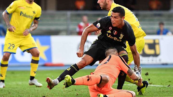 Ronaldo Fails to Score But Juventus Wins at Chievo