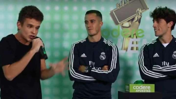 Jugadores del Real Madrid participan en un rap freestyle