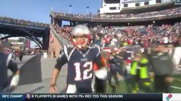 Watch: Tom Brady Tells Cameraman to Get the 'F--- Out the Way!' Watch: Tom Brady Tells Cameraman to Get the 'F--- Out the Way!'