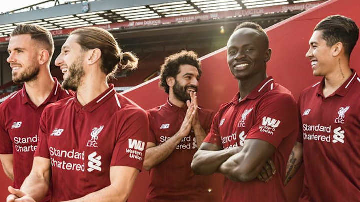 PHOTO: Liverpool Launch New Home Kit for 2018/19 Season