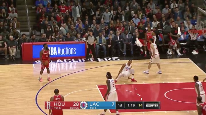 Twitter Goes Wild After James Harden Puts Wesley Johnson on His Knees, Waits to Hit Step-Back Three