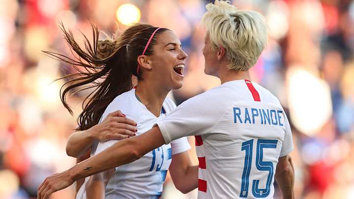 Alex Morgan Scores Hat Trick as USWNT Open Tournament of Nations With Win Alex Morgan Scores Hat Trick as USWNT Open Tournament of Nations With Win