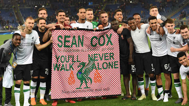Liverpool Players Celebrate Reaching UCL Final With Classy Tribute to Injured Fan Sean Cox