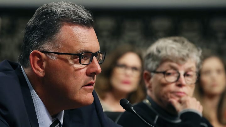 Ex-USA Gymnastics President Leaves Questions Unanswered by Pleading the Fifth at Hearing Ex-USA Gymnastics President Leaves Questions Unanswered by Pleading the Fifth at Hearing