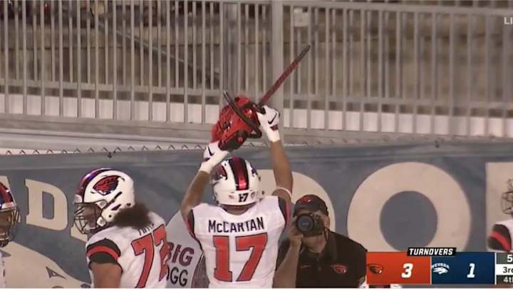 Oregon State Breaks Out Turnover Chainsaw vs. Nevada