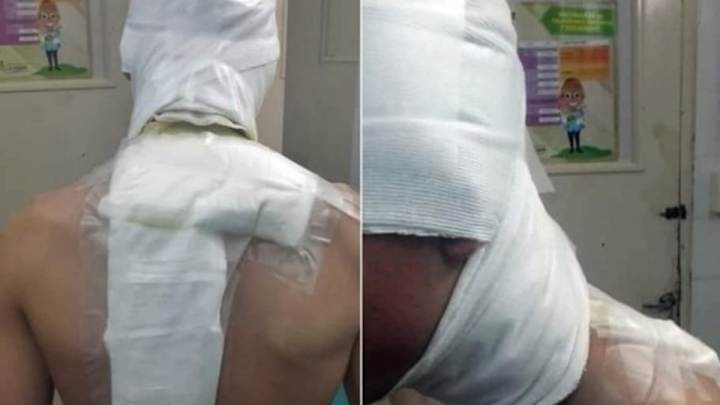 ESTÁN TODOS LOCOS | Queman a un futbolista argentino con agua caliente ESTÁN TODOS LOCOS | Queman a un futbolista argentino con agua caliente