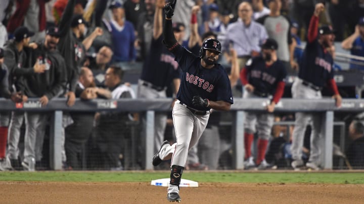 Watch: Jackie Bradley Jr. Blasts Game-Tying Home Run Off Dodgers Closer Kenley Jansen Watch: Jackie Bradley Jr. Blasts Game-Tying Home Run Off Dodgers Closer Kenley Jansen