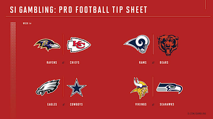 Weekly Tip Sheet: The Complete Printable Betting Guide to NFL Week 14 Games Weekly Tip Sheet: The Complete Printable Betting Guide to NFL Week 14 Games
