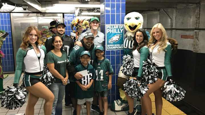 Eagles Fan Who Ran Into Subway Pole Scores Free Tickets to London Game Eagles Fan Who Ran Into Subway Pole Scores Free Tickets to London Game