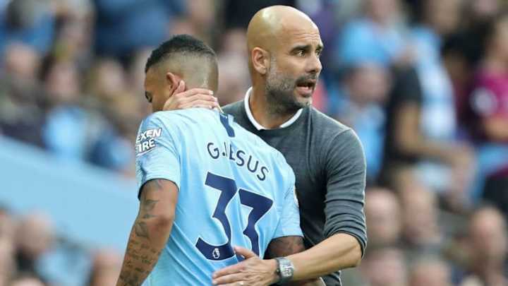 Pep Guardiola Praises Under-Fire Gabriel Jesus After Brazilian's Poor Start to the Season