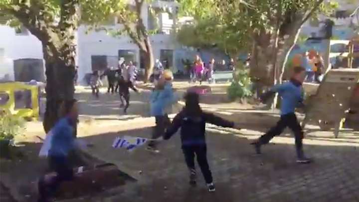 Watch: School Children in Uruguay Go Absolutely Wild Seeing Jose Gimenez's Game-Winning Goal Watch: School Children in Uruguay Go Absolutely Wild Seeing Jose Gimenez's Game-Winning Goal
