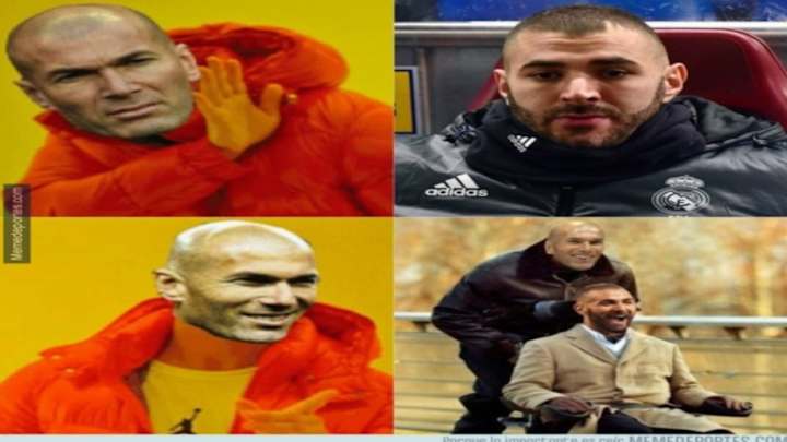 Los mejores 'memes' de la sufrida victoria del Madrid, la suplencia de Benzema y más