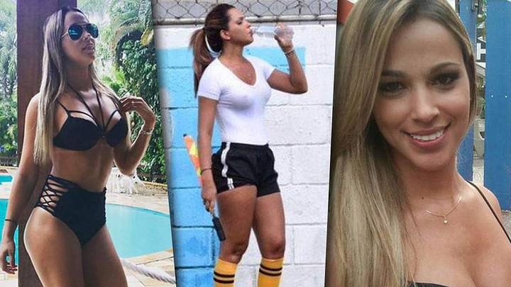 HACKEADA | Se filtran fotos íntimas de Denise Bueno, la árbitro más sexy del mundo