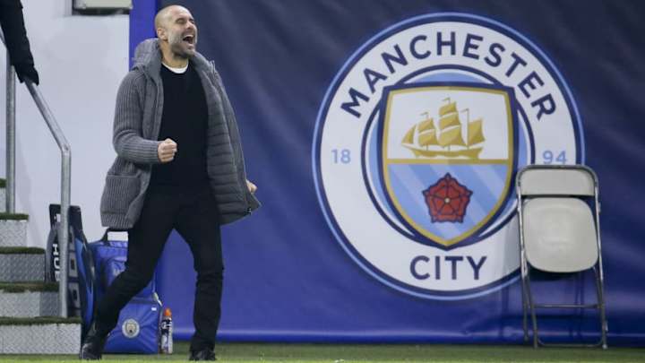 Pep Guardiola Delighted With His Side's 'Huge Personality' During Draw Against Lyon Pep Guardiola Delighted With His Side's 'Huge Personality' During Draw Against Lyon
