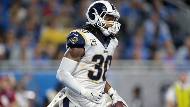 Report: Rams RB Todd Gurley Out vs. Cardinals