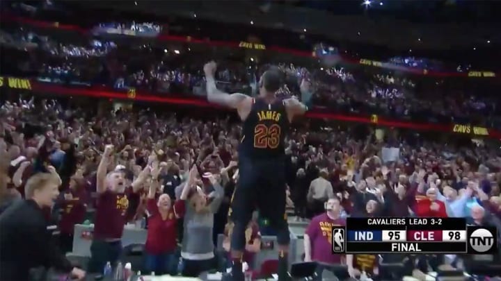 Watch: LeBron James Hits Buzzer Beater to Win Game 5 for Cavaliers Against Pacers