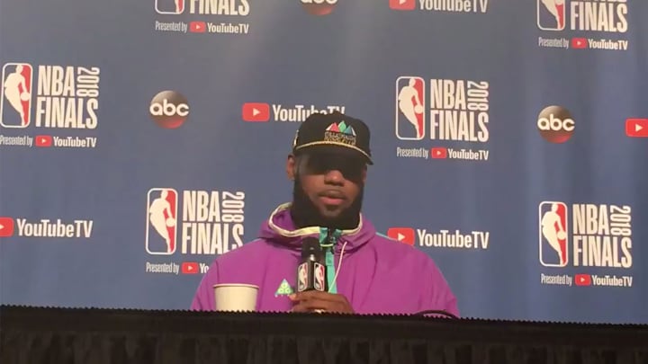 Watch: LeBron James Compares Margin of Error When Playing the Warriors to Playing the Patriots Watch: LeBron James Compares Margin of Error When Playing the Warriors to Playing the Patriots