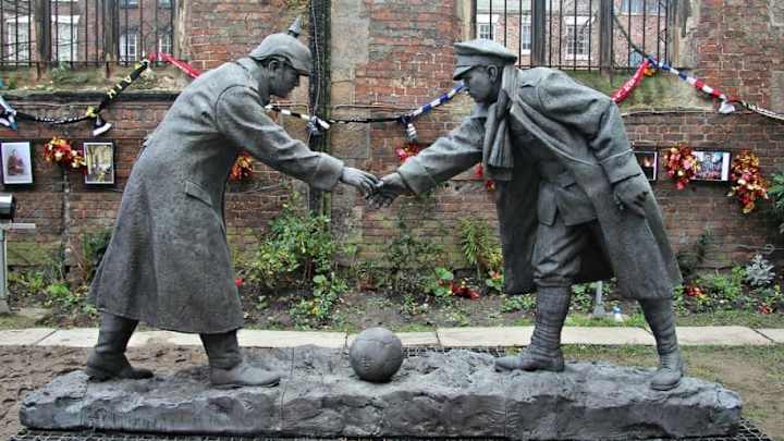 El día que el fútbol detuvo la Primera Guerra Mundial