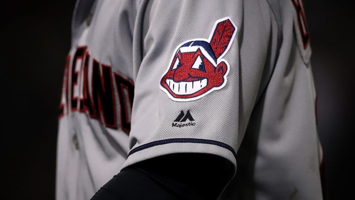 Indians Remove Chief Wahoo From Sleeve for Series in Toronto Indians Remove Chief Wahoo From Sleeve for Series in Toronto