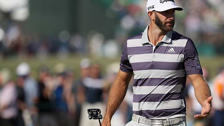 Dustin Johnson Slips Into Four-Way Tie for U.S. Open Lead After Turbulent Third Round Dustin Johnson Slips Into Four-Way Tie for U.S. Open Lead After Turbulent Third Round