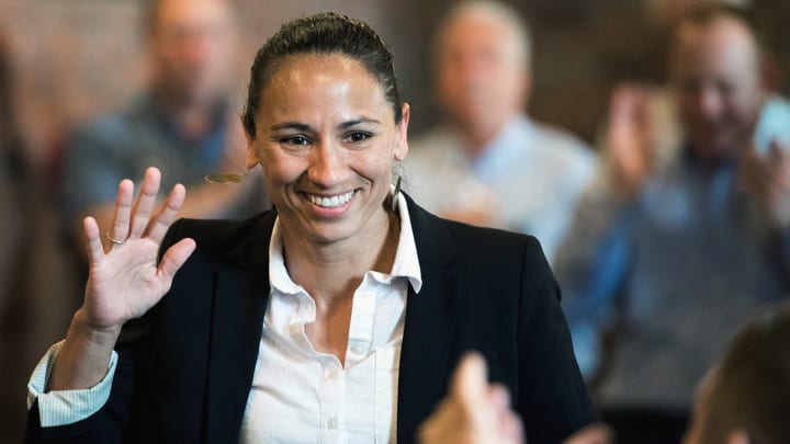 Ex-MMA Fighter Sharice Davids Makes History As First Native American Woman Elected to Congress Ex-MMA Fighter Sharice Davids Makes History As First Native American Woman Elected to Congress
