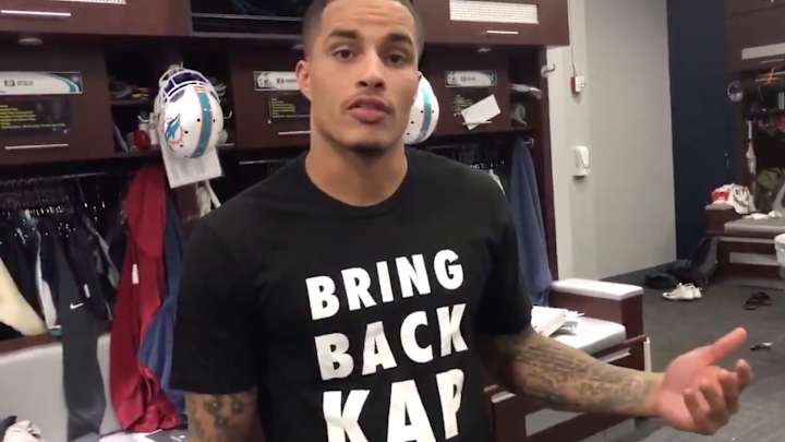 Kenny Stills Explains His Reason for Wearing a 'Bring Back Kap' Shirt
