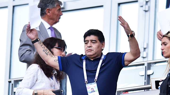 Diego Maradona Apologizes for Ripping World Cup Ref Mark Geiger