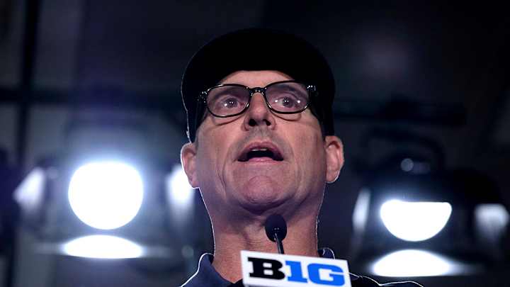 Jim Harbaugh Yet to Choose Michigan Starting QB As Battle 'Rages On' Jim Harbaugh Yet to Choose Michigan Starting QB As Battle 'Rages On'