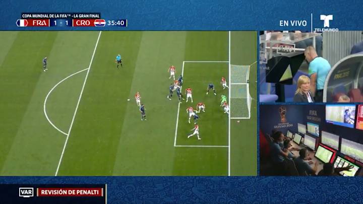 WATCH: VAR Call Gifts France, Griezmann Controversial Penalty Kick in World Cup Final