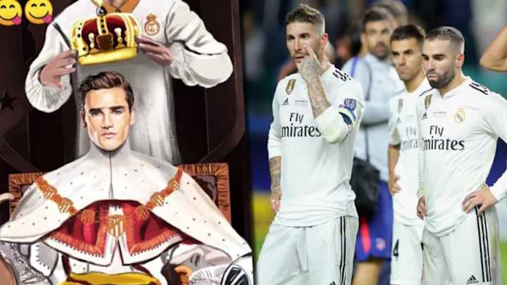 SIN CORTARSE | Así respondió Sergio Ramos al vacile de Griezmann tras la Supercopa SIN CORTARSE | Así respondió Sergio Ramos al vacile de Griezmann tras la Supercopa