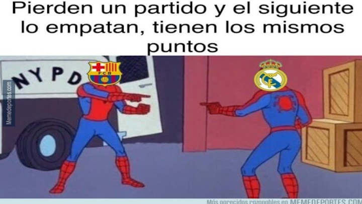 Los mejores 'memes' del nuevo fiasco del Barça, la ocasión perdida del Madrid y más Los mejores 'memes' del nuevo fiasco del Barça, la ocasión perdida del Madrid y más