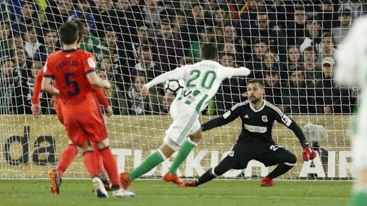 Buen partido de Moyá en su debút para darle un punto a la Real Sociedad contra el Real Betis (0-0 Buen partido de Moyá en su debút para darle un punto a la Real Sociedad contra el Real Betis (0-0