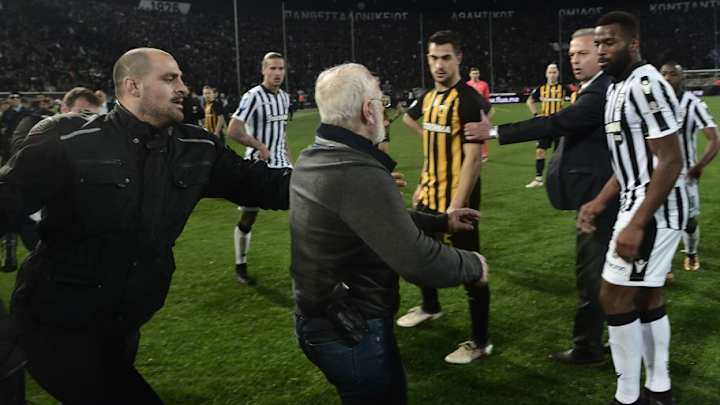 PAOK President Gets 3-Year Ban After Bringing Gun Onto Field