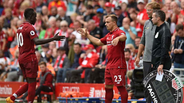 Liverpool Fans Enjoy the 'Father-Son' Moment Between Xherdan Shaqiri & Jurgen Klopp in West Ham Win