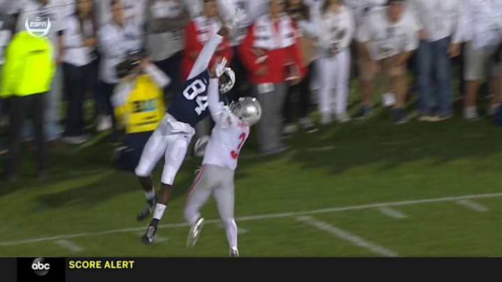 Watch: Penn State's Juwan Johnson Makes Incredible One-Handed Catch vs. Ohio State Watch: Penn State's Juwan Johnson Makes Incredible One-Handed Catch vs. Ohio State