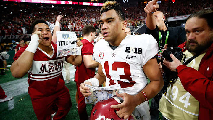 Listen to the Alabama Radio Call Of Tua Tagovailoa's Game-Winning Touchdown To DaVonta Smith