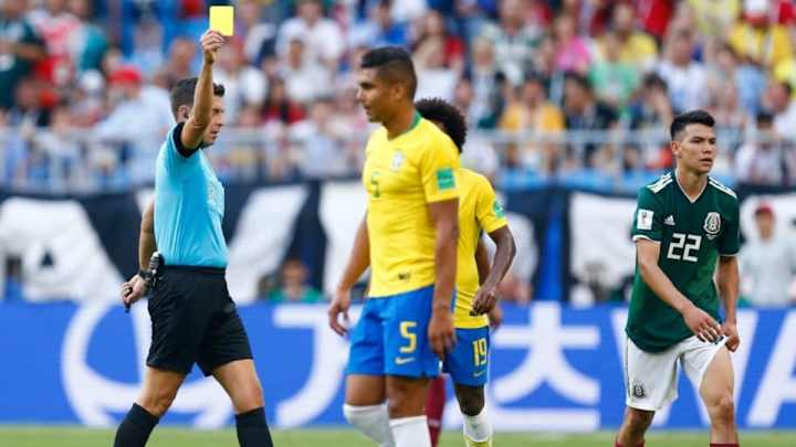 Brazil's Casemiro Suspended for World Cup Quarterfinal Clash With Belgium