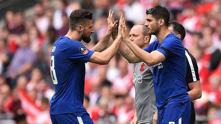 Olivier Giroud Relishing 'Competition' As Report Claims Alvaro Morata Wants Juventus Return Olivier Giroud Relishing 'Competition' As Report Claims Alvaro Morata Wants Juventus Return