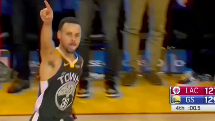 Watch: Steph Curry Hits Game-Winning Layup With .5 Seconds Left to Down Clippers