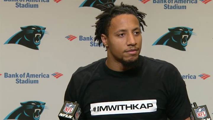 Eric Reid Debuts At First Panthers Press Conference: 'I Will Keep Speaking for My People'