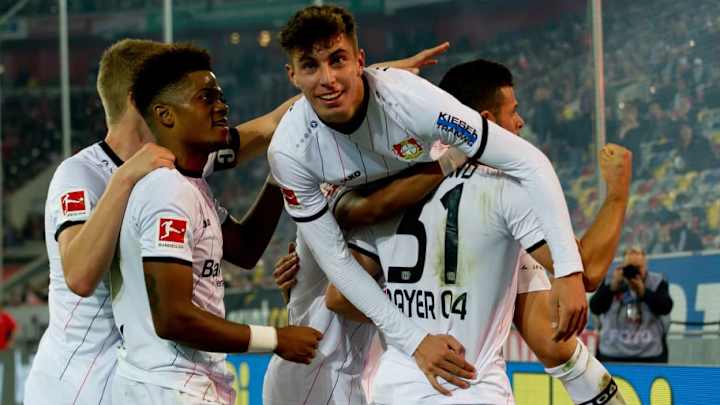 Inter Scout Bayer Leverkusen Wonderkid Kai Havertz During Europa League Group Stages