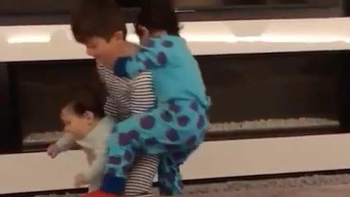 VIDEO | El gracioso baile de los hijos de Messi que se ha hecho viral en Instagram