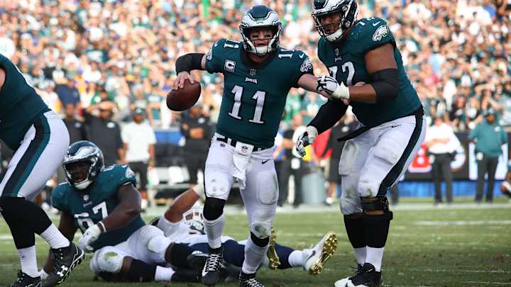 Watch: Carson Wentz Says He Worked Out During His Honeymoon, Reporters' Minds Hit The Gutter Watch: Carson Wentz Says He Worked Out During His Honeymoon, Reporters' Minds Hit The Gutter