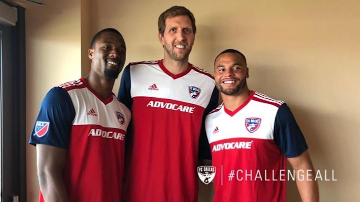 DE LUJO: FC Dallas contó con una visita muy especial en el partido contra el Galaxy