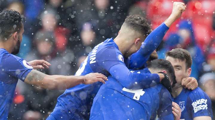 WATCH: Tosun Double Sinks 10-Man Stoke City in Rough Weather Conditions