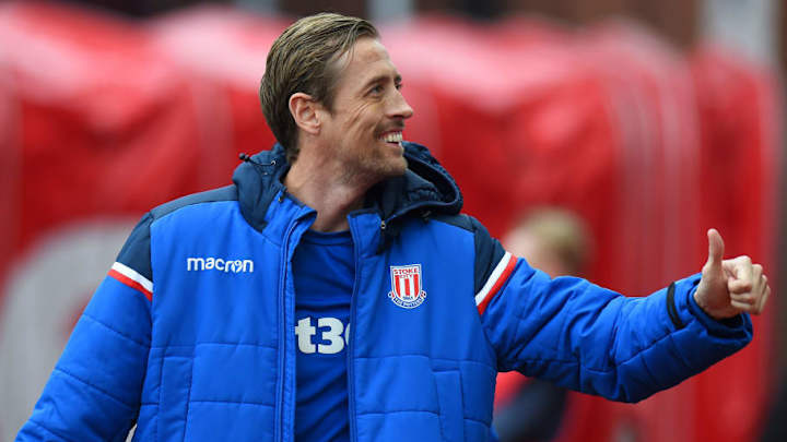 Stoke Star Peter Crouch Rakes in Retweets as He 'Equals' Mohamed Salah Goal Record